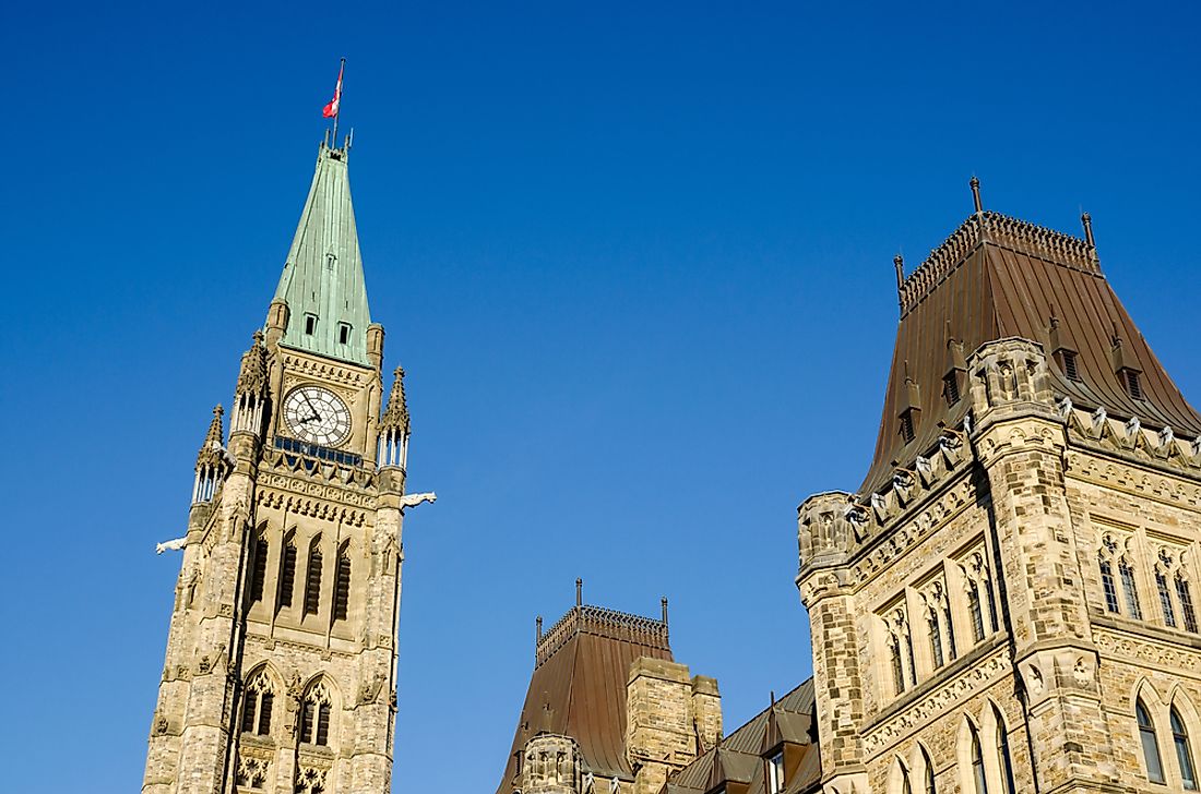 The Canadian Parliament in Ottawa.