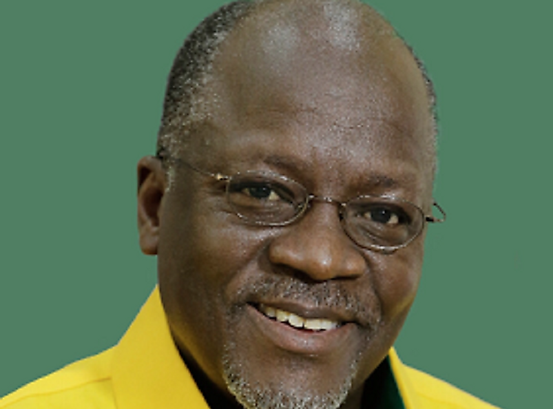 John Pombe Mangufuli, incumbent President of Tanzania.
