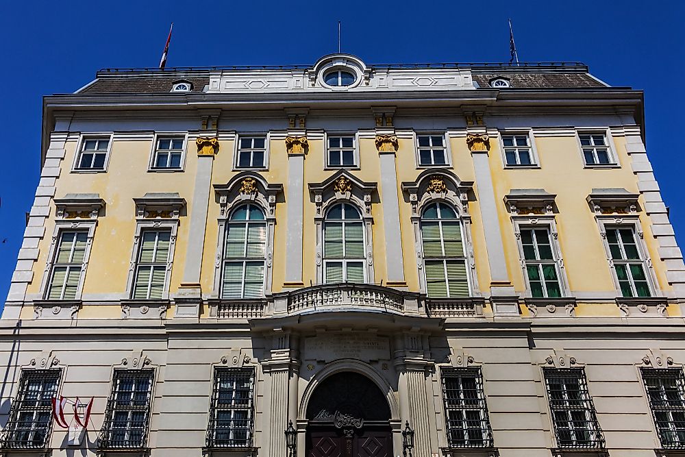 The Federal Chancellery of Austria. Editorial credit: Kiev.Victor / Shutterstock.com.