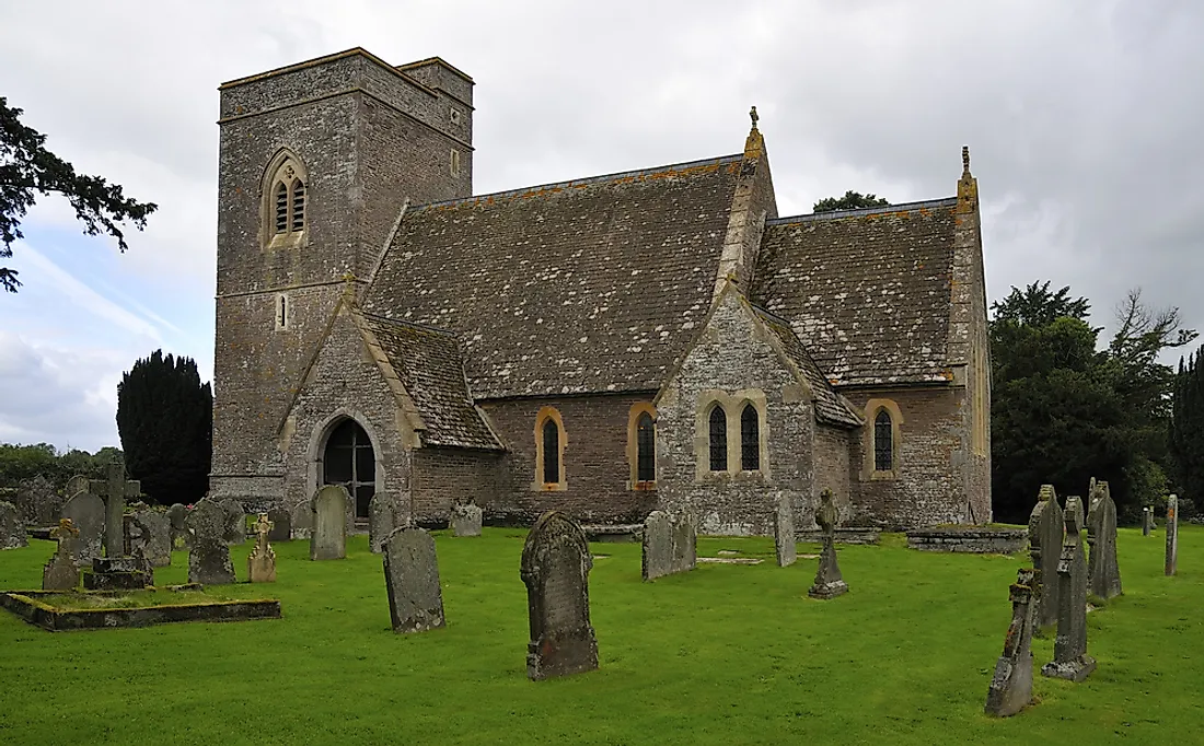 A church in Wales. 