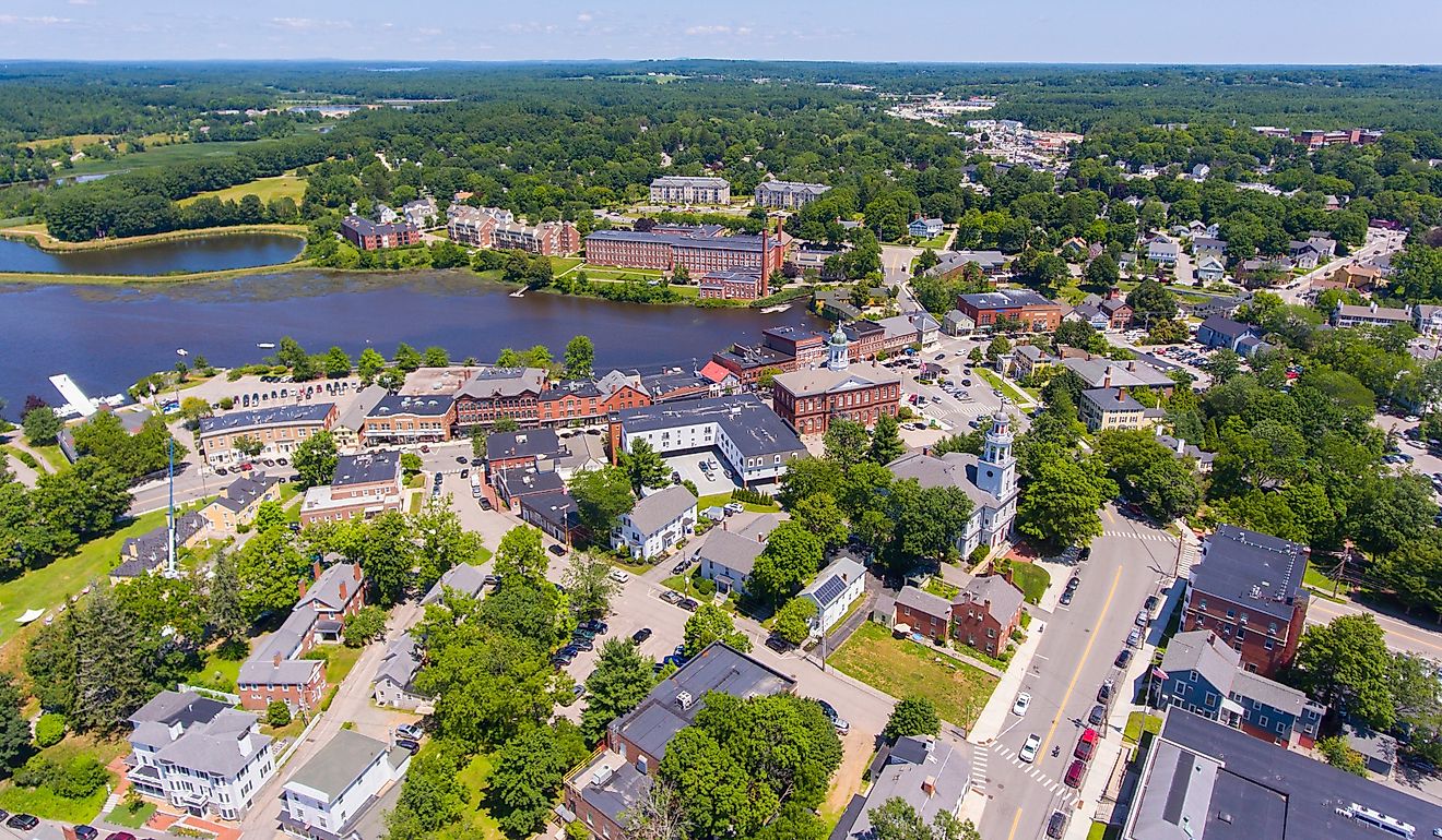 Overlooking Exeter, New Hampshire.