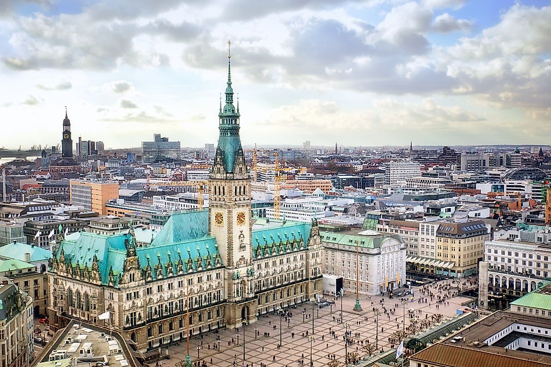Hamburg is one of the richest German states by GDP.