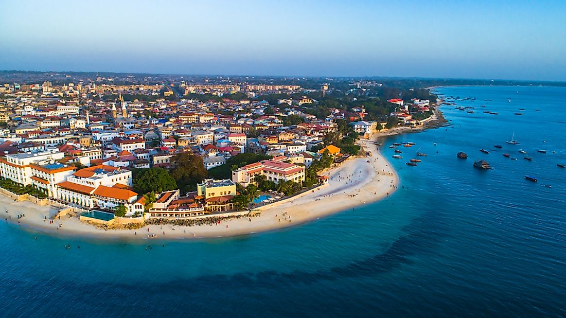 The island of Zanzibar, Tanzania. 