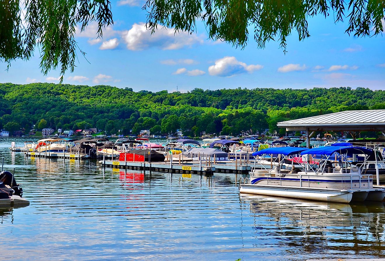 Harbor on Keuka Lake in Penn Yan, New York. Image credit PQK via Shutterstock