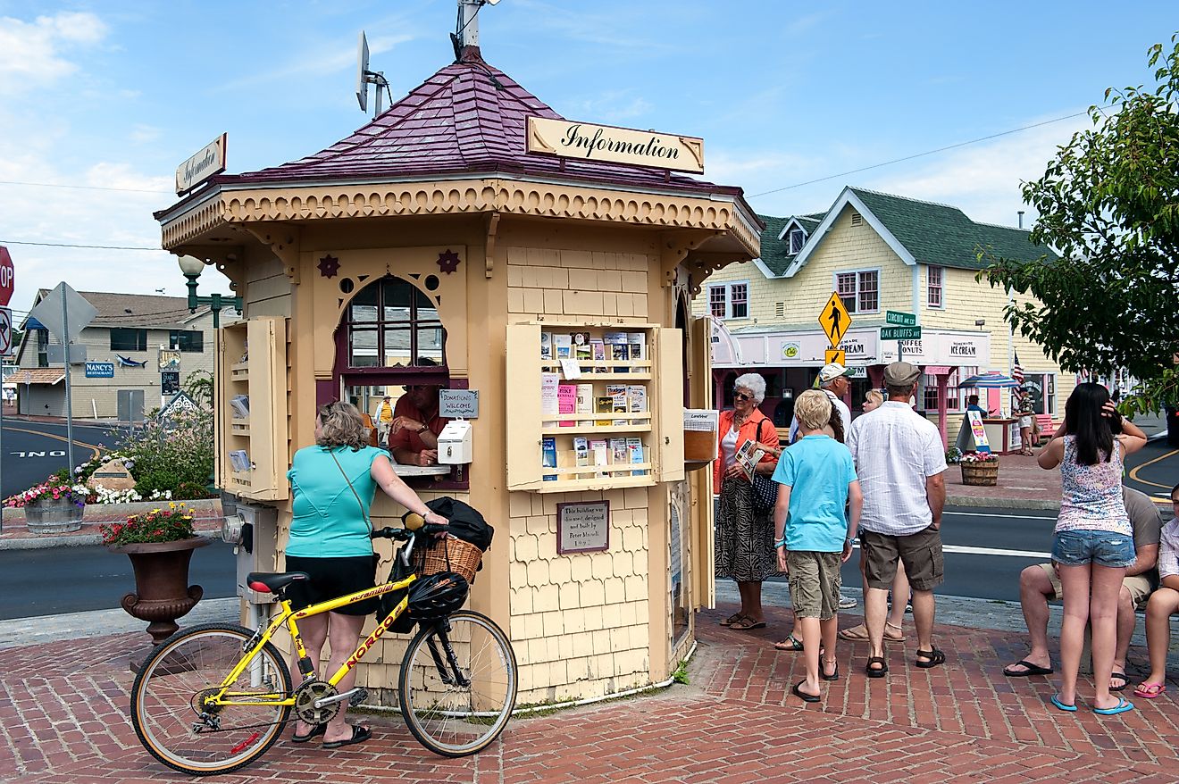 The tourist information center in Oak Bluffs, Massachusetts. Image credit Rolf_52 via Shutterstock