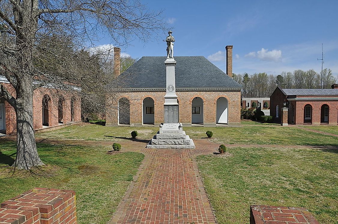 King William County Courthouse​ was built in 1725