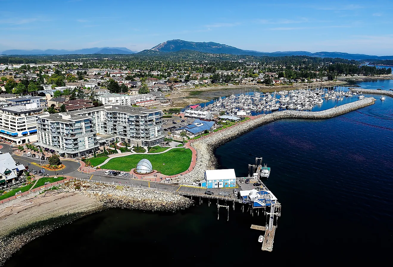Overlooking Sidney, Vancouver Island, British Columbia.