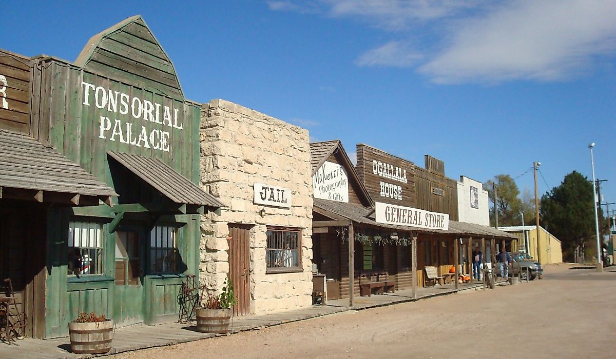 Front Street in Ogallala, Nebraska. Image credit YULIYAPHOTO via Shutterstock