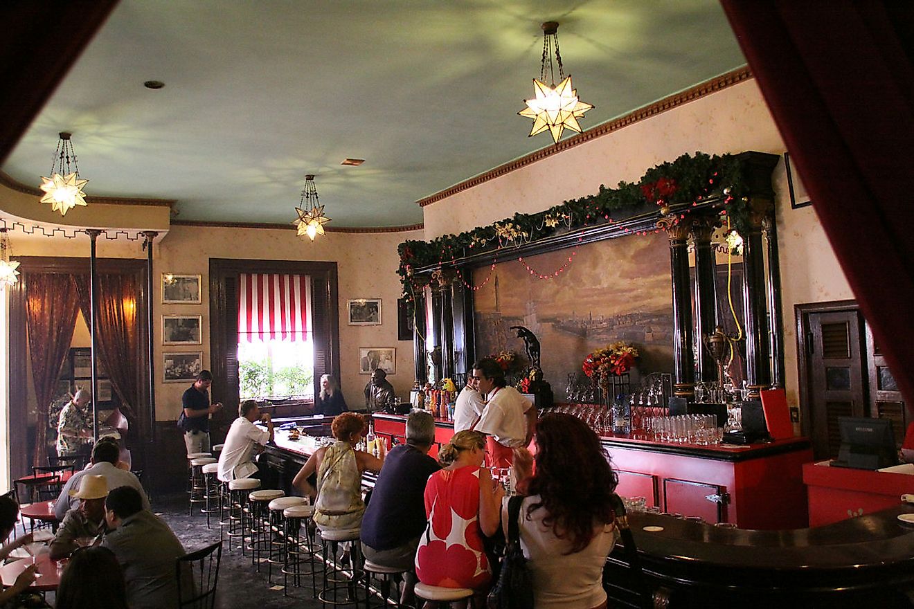 El Floridita, Havana, Cuba. Image credit: Tony Hisgett from Birmingham, UK/Wikimedia.org