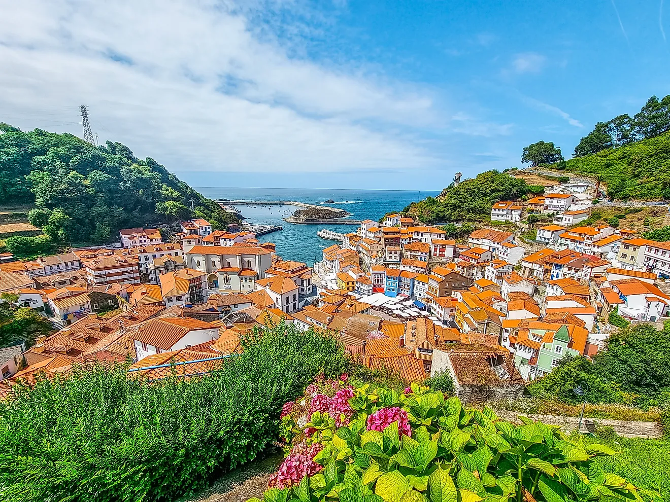 The picturesque town of Cudillero, Spain.
