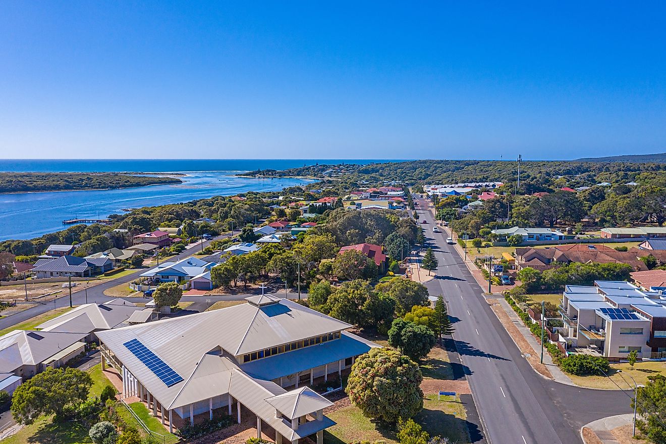 Augusta in Western Australia along the coast.