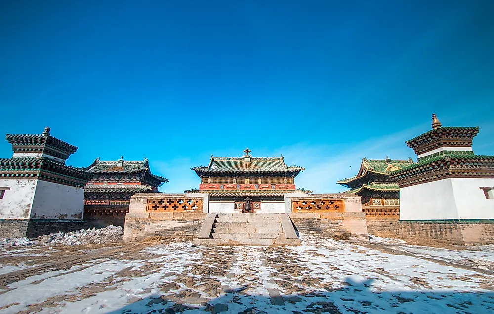 A monastery in the ancient capital of Karakorum. 