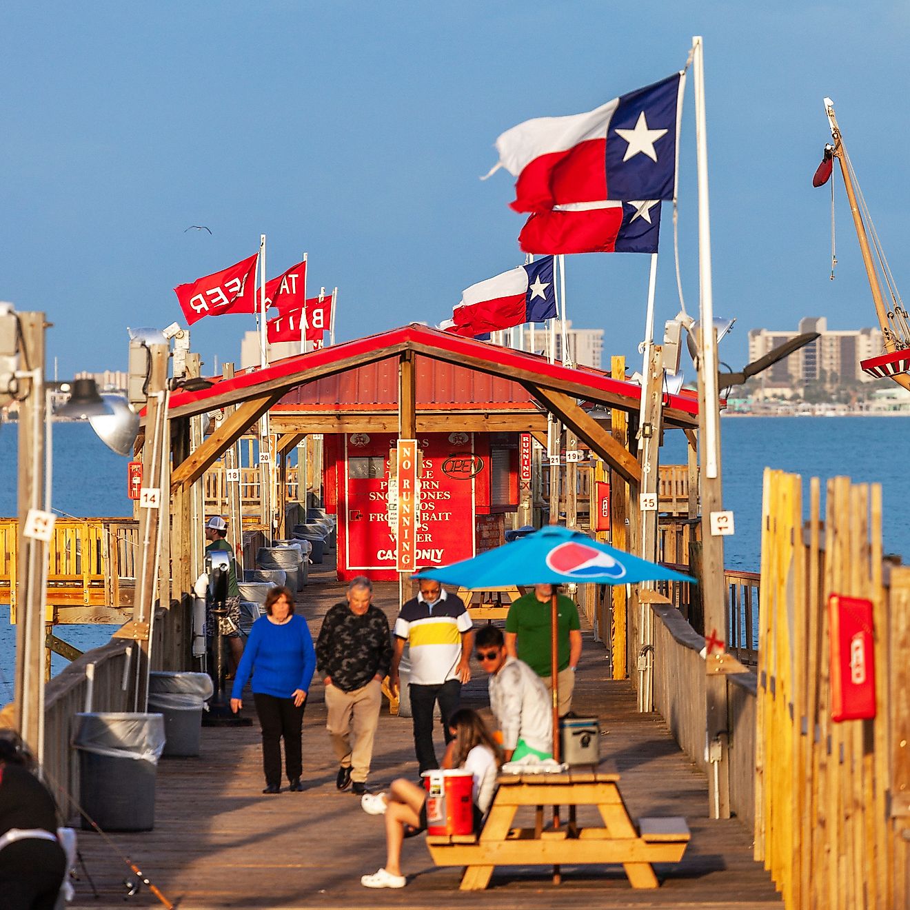 Fishing in Port Isabel, Texas, via peeterv / iStock.com