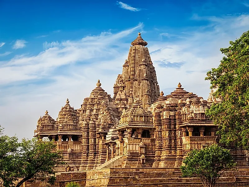 khajuraho tourist places map