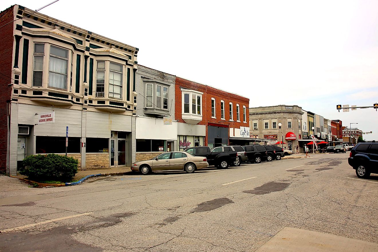 Downtown Kirksville, Missouri. Image credit Paul Sableman via Flickr.com