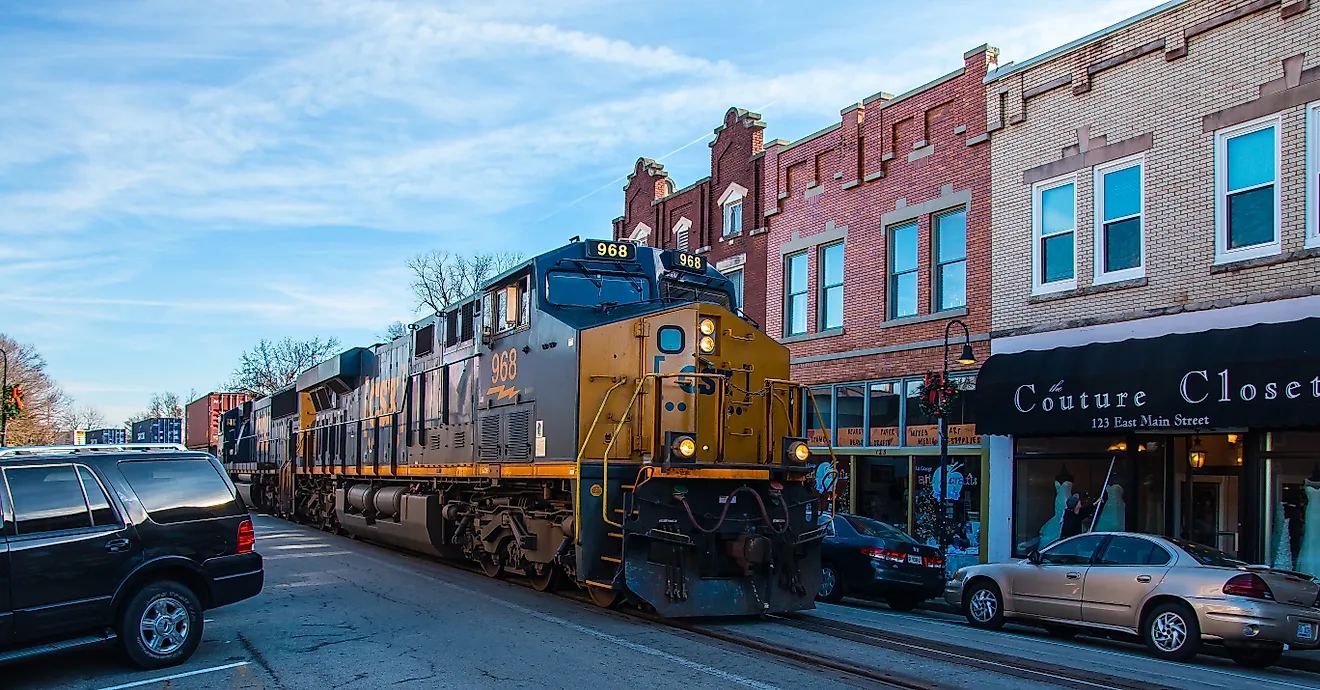 Downtown La Grange, Kentucky. Image credit: Gene via Flickr.com.