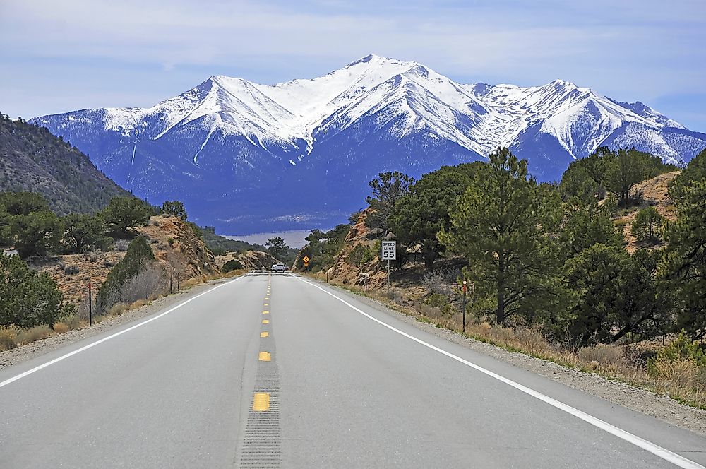Driving through the beautiful mountains of Montana.