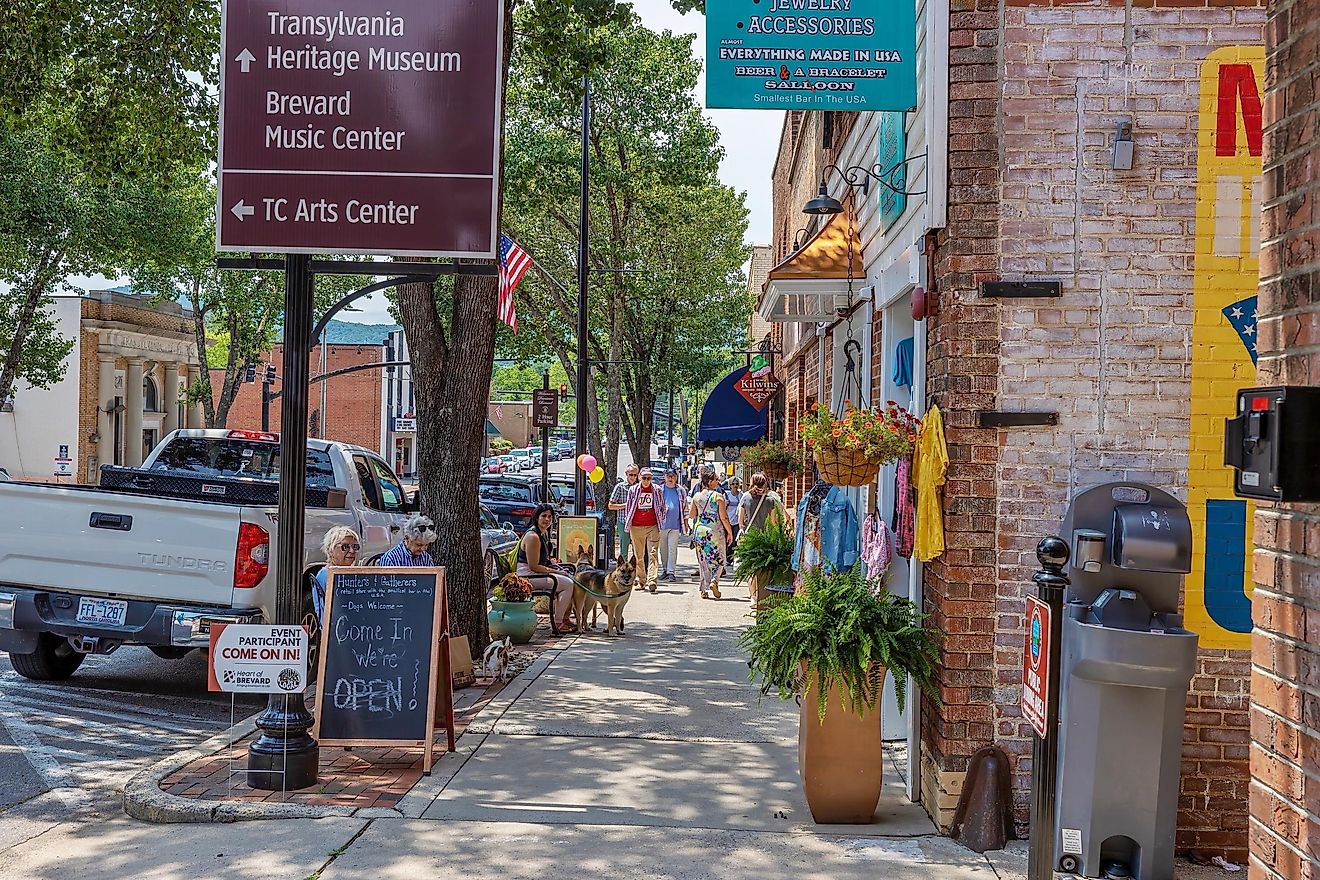 street view in brevard north carolina