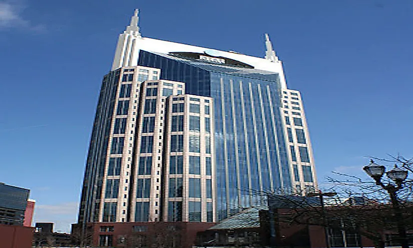 The tallest building in Nashville is the AT&T Building, which stands at 617 feet tall.