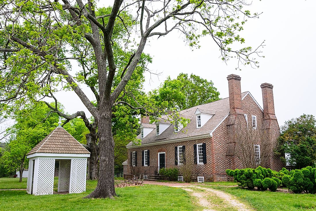 The house, destroyed in 1779, was reconstructed in 1931. 