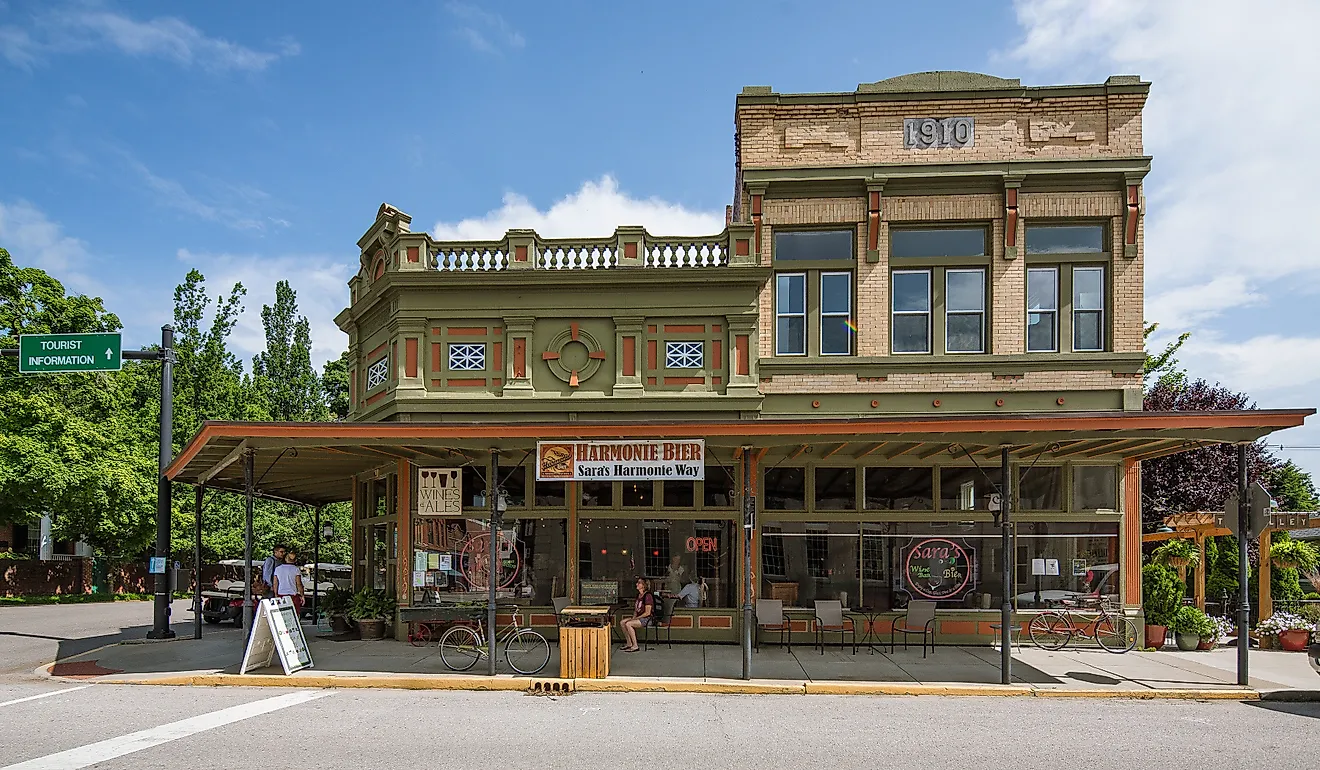 Tourist destination in New Harmony.