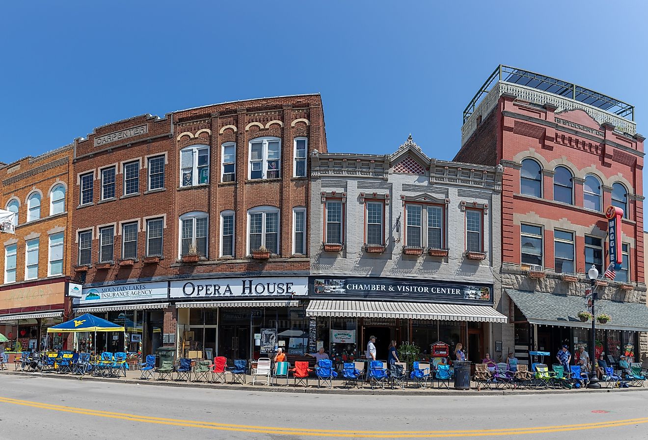 Main Street in Buckhannon, West Virginia. Image credit Roberto Galan via Shutterstock.com