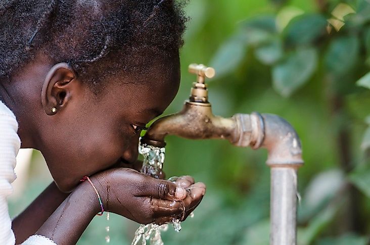 Providing clean water, food, education, and healthcare are measures aimed, like all UNICEF programs, for the betterment of children's welfare around the globe.