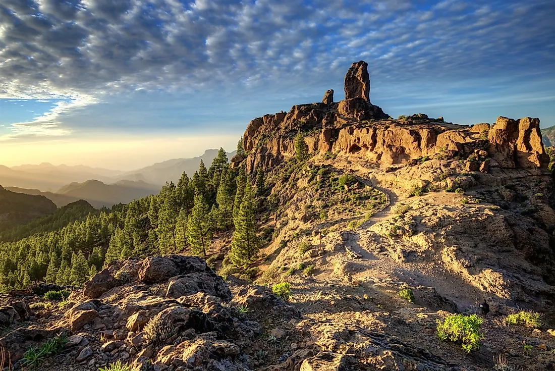 Gran Canaria of the Canary Islands is known for its rich variety of microclimates.