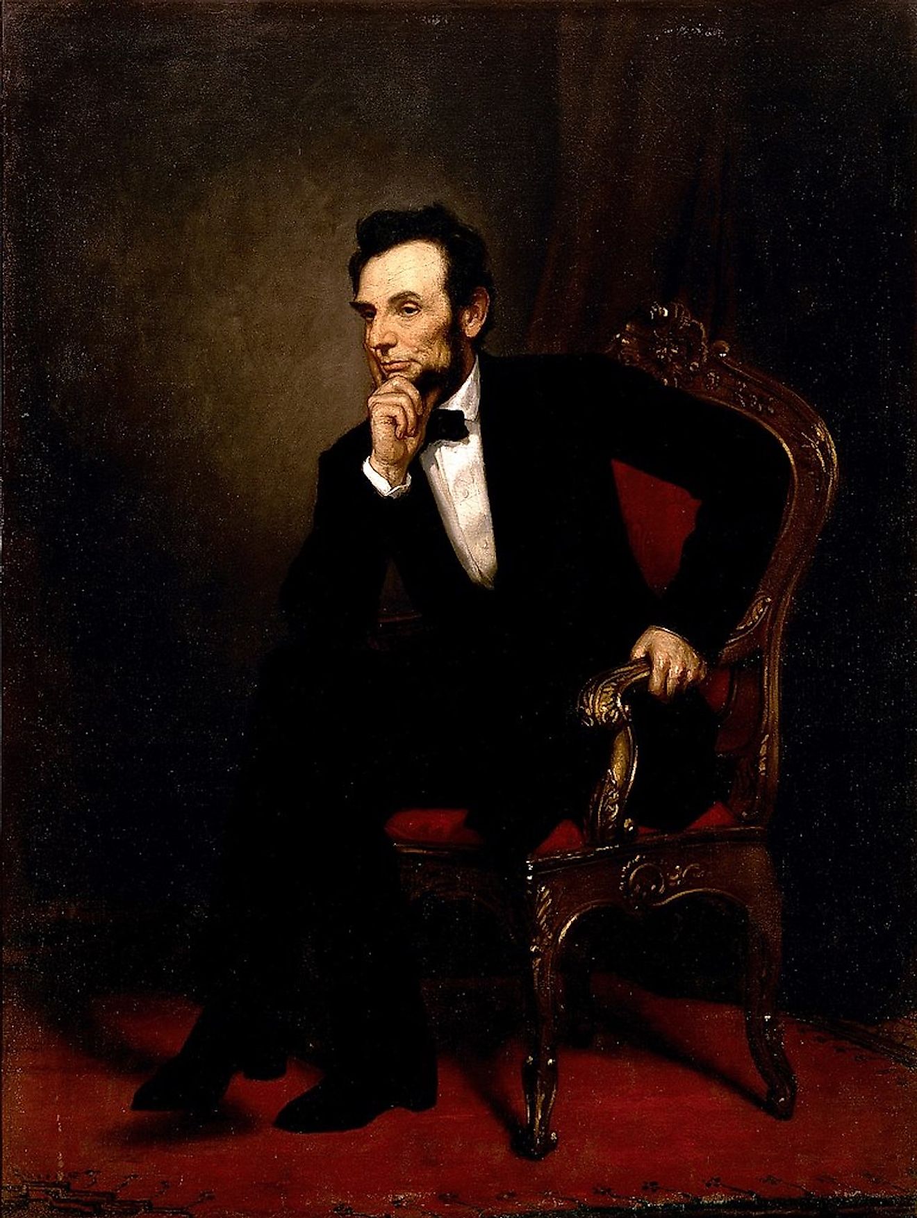 Abraham Lincoln by George Peter Alexander Healy