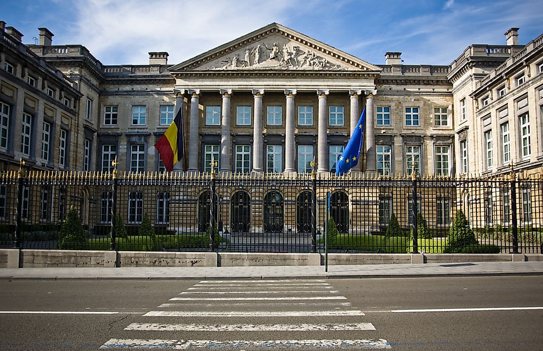 The Belgium parliament building. 
