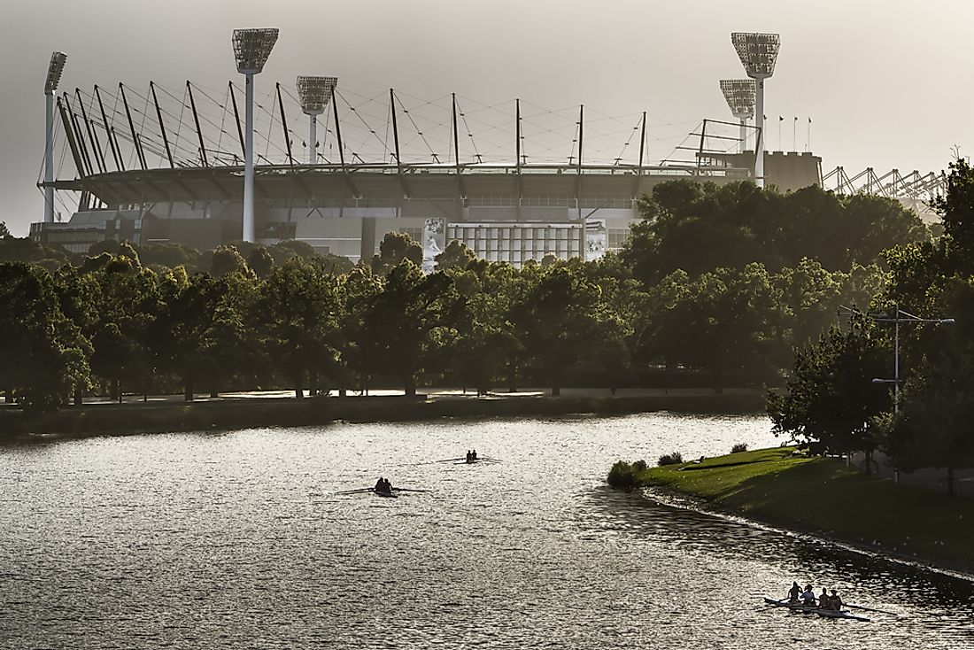 The Melbourne Cricket Ground.