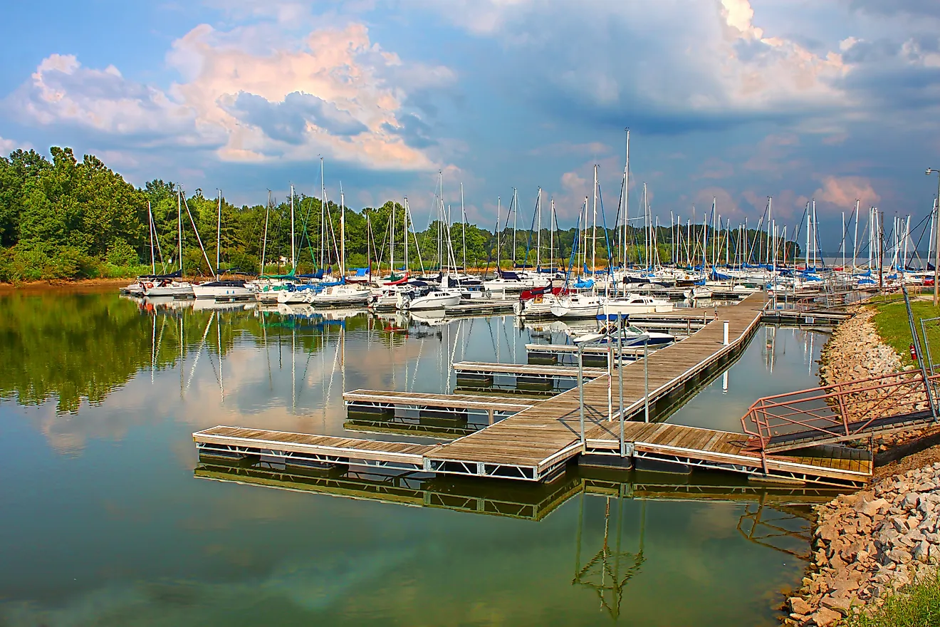 Carlyle West Access Marina in Carlyle, Illinois.