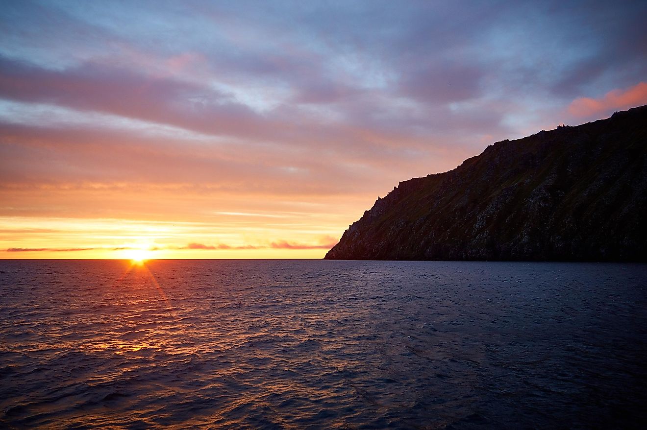 Little Diomede Island.