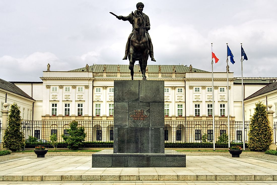 Presidential Palace, Warsaw. 