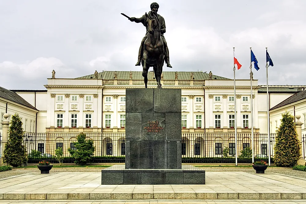 Presidential Palace, Warsaw. 