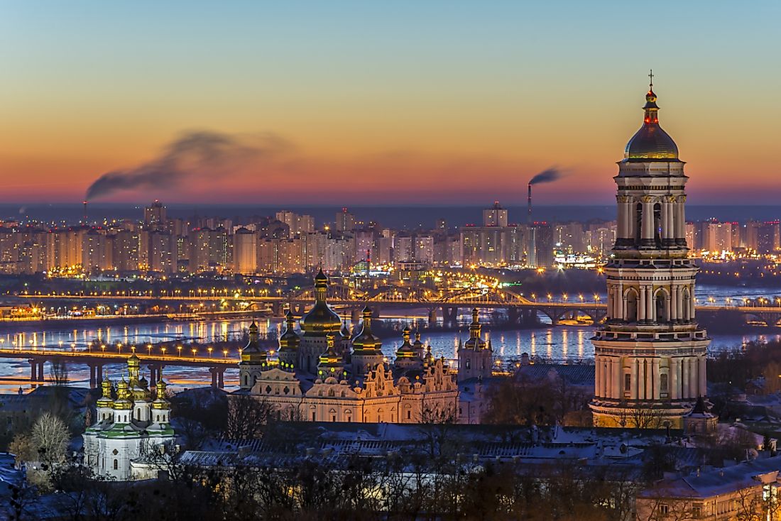 Kiev, the capital of Ukraine. 