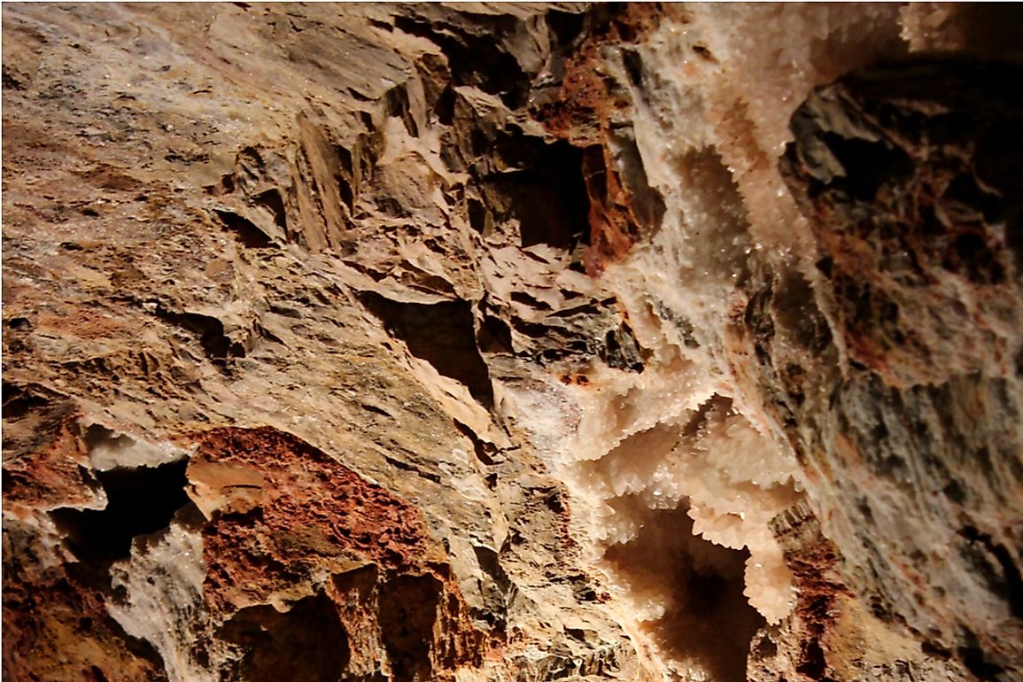 Jewel Cave was named for the calcite crystals that line the cave. 