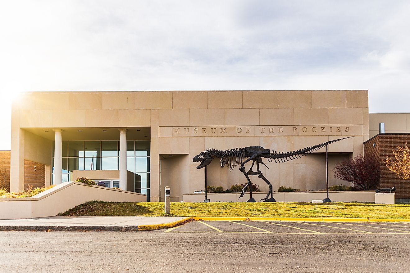 View of the Museum of the Rockies in Bozeman, Montana.