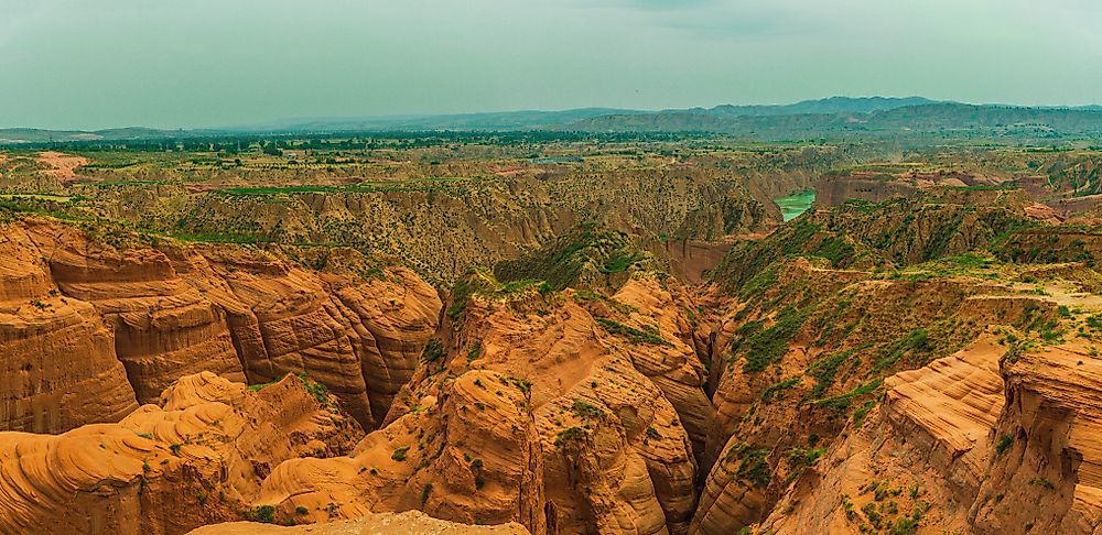 The Yarlung Tsangpo Canyon in Tibet. 