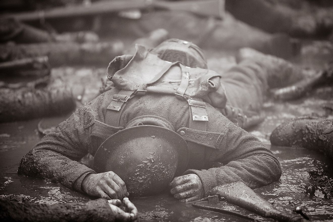  Dead soldier on the Western Front. Image credit: Hedley Lamarr/Shutterstock.com