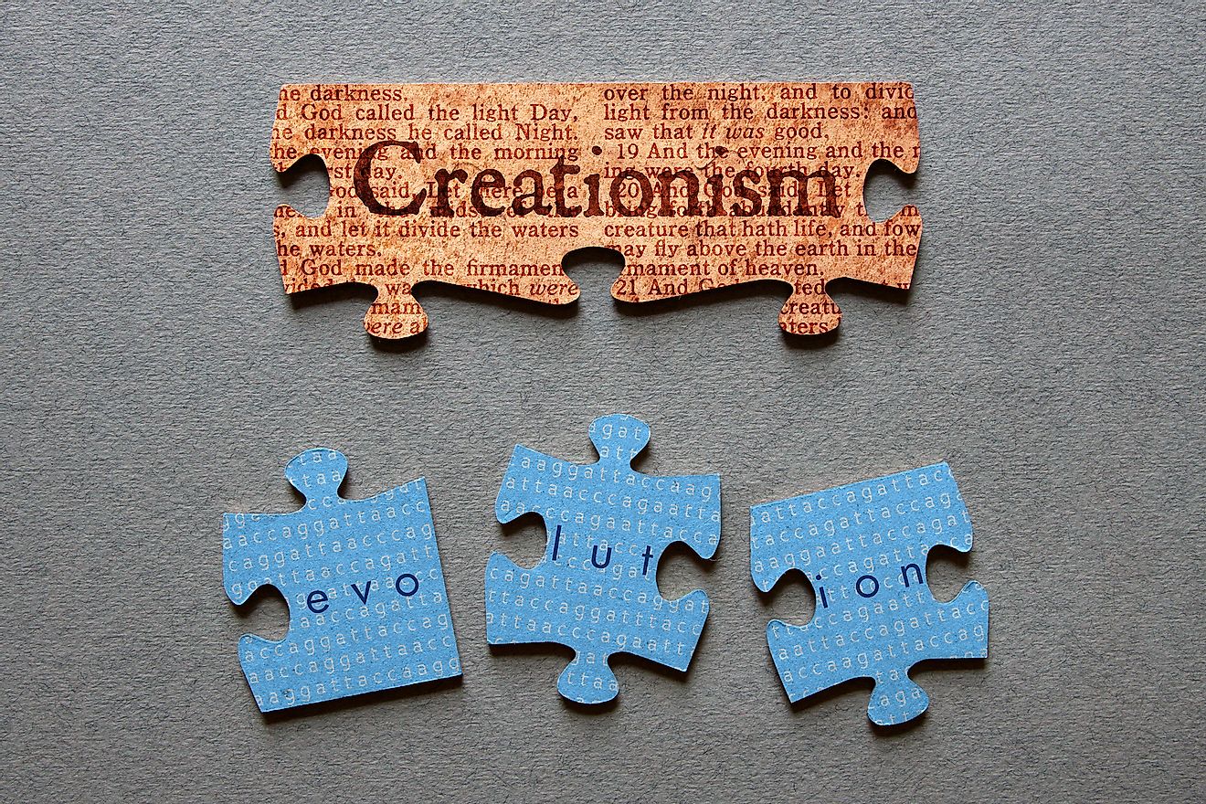 Creationism is a school of thought that preaches against Darwinism. Image credit: Heartland Arts/Shutterstock.com
