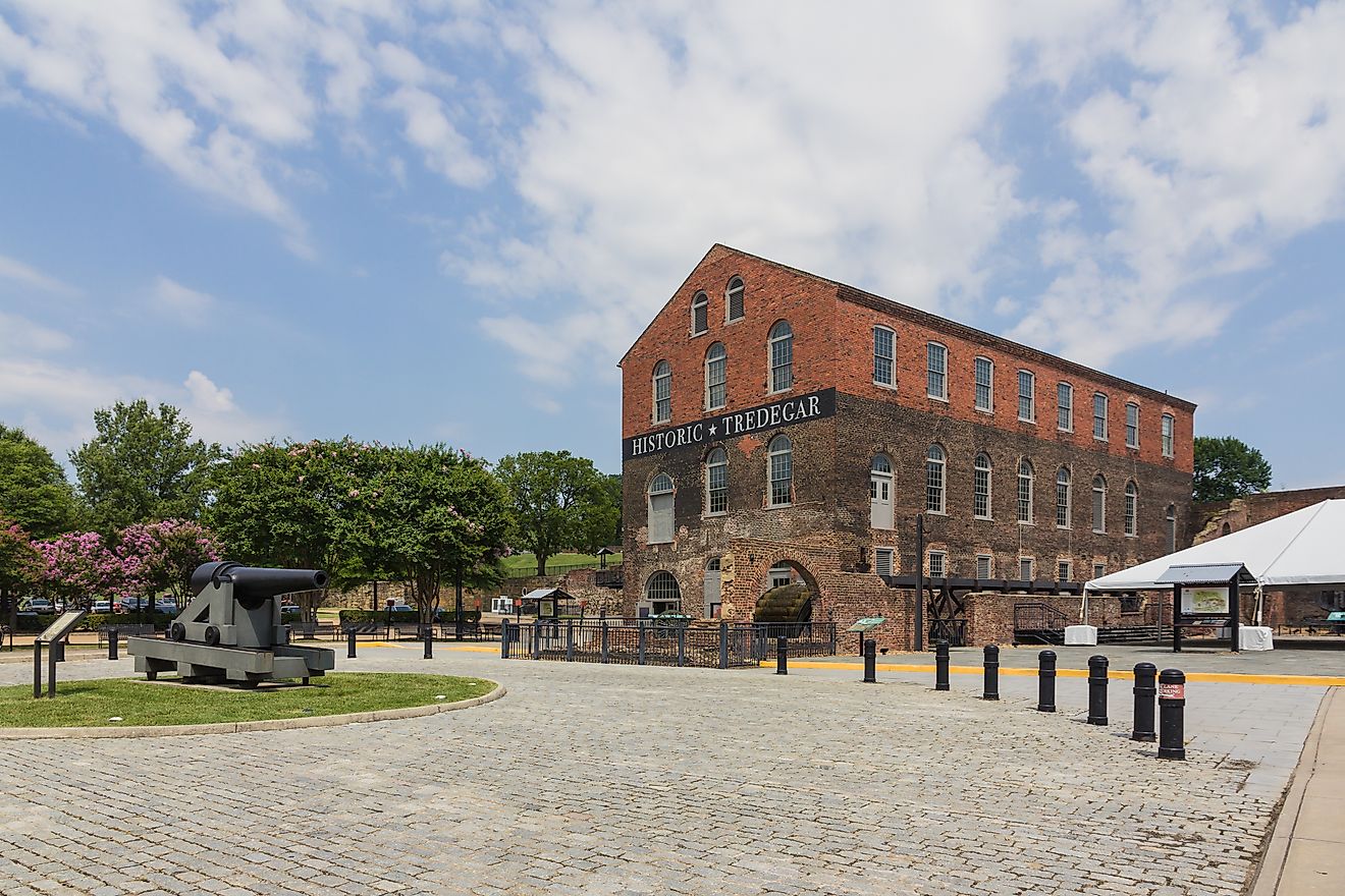 American Civil War Museum at the historic Tredegar building in Richmond, Virginia. Editorial credit: laverock / Shutterstock.com