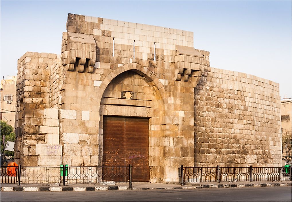 Bab Tuma is one of seven gates in the Old City of Damascus, Syria.