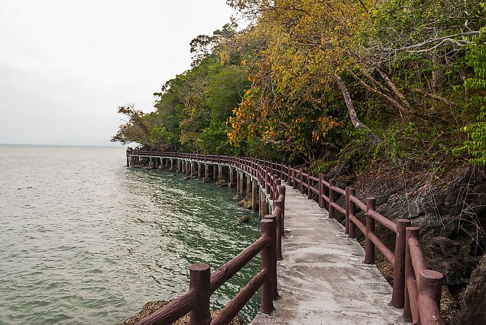 The Satun Geopark is located in Satun Province, Thailand. 