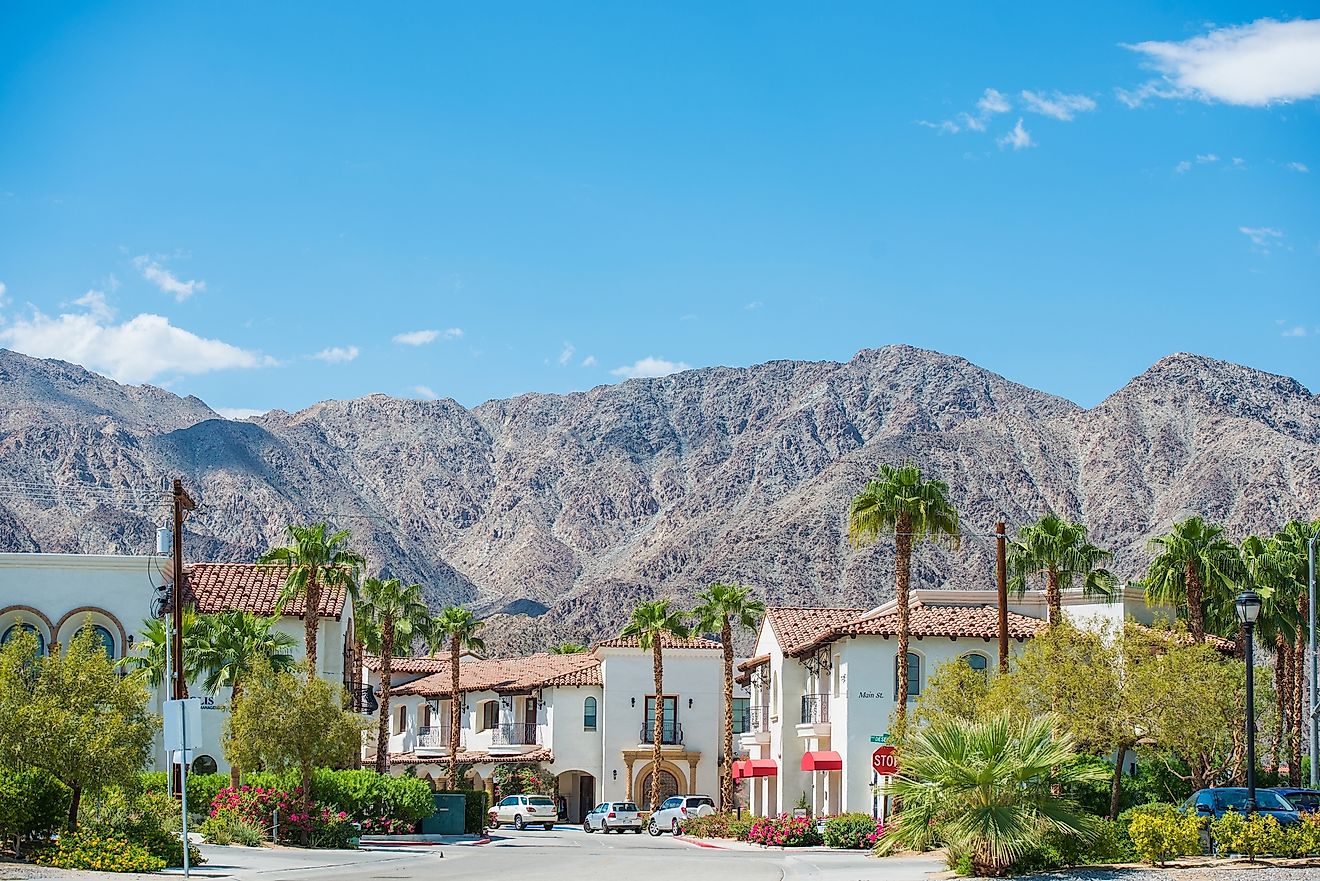Downtown La Quinta in California.