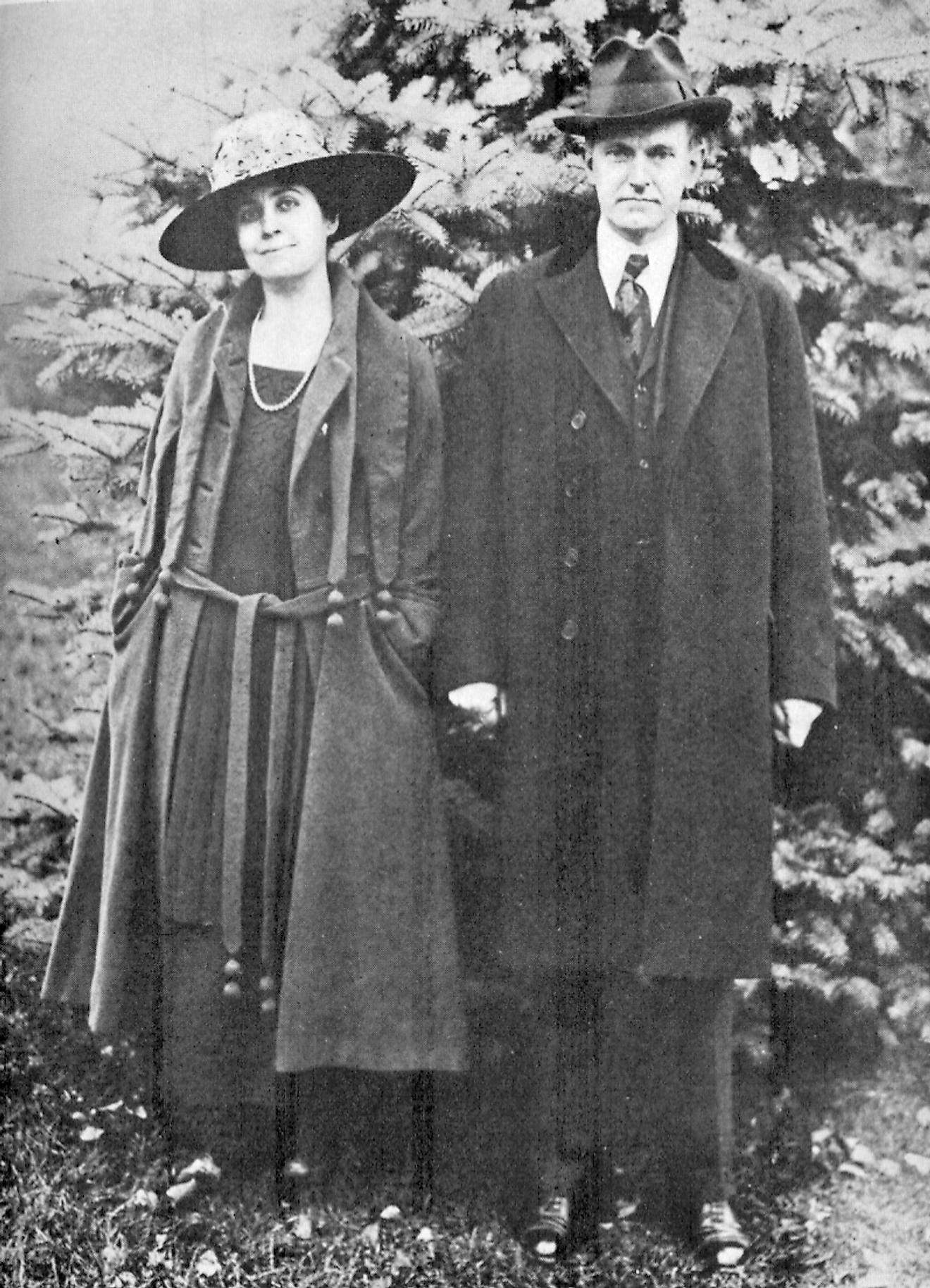 Calvin and Grace Coolidge, about 1918. 