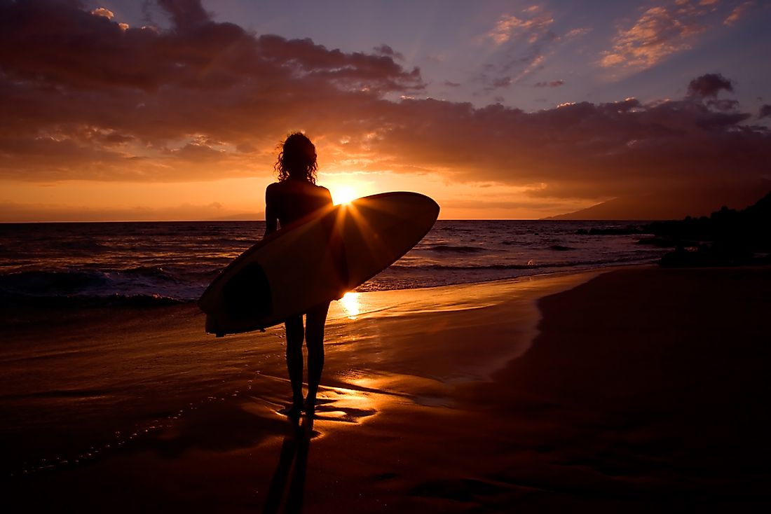 Winter surfing in Hawaii is a legendary experience. 