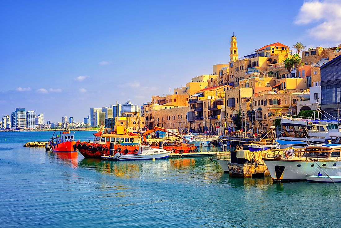 The beautiful port city of Tel Aviv. 