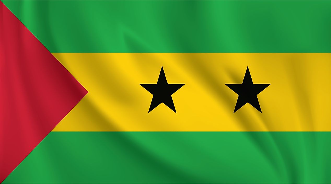 The flag of São Tomé and Príncipe.