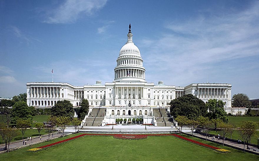 The ​​Capitol Building of the United States.